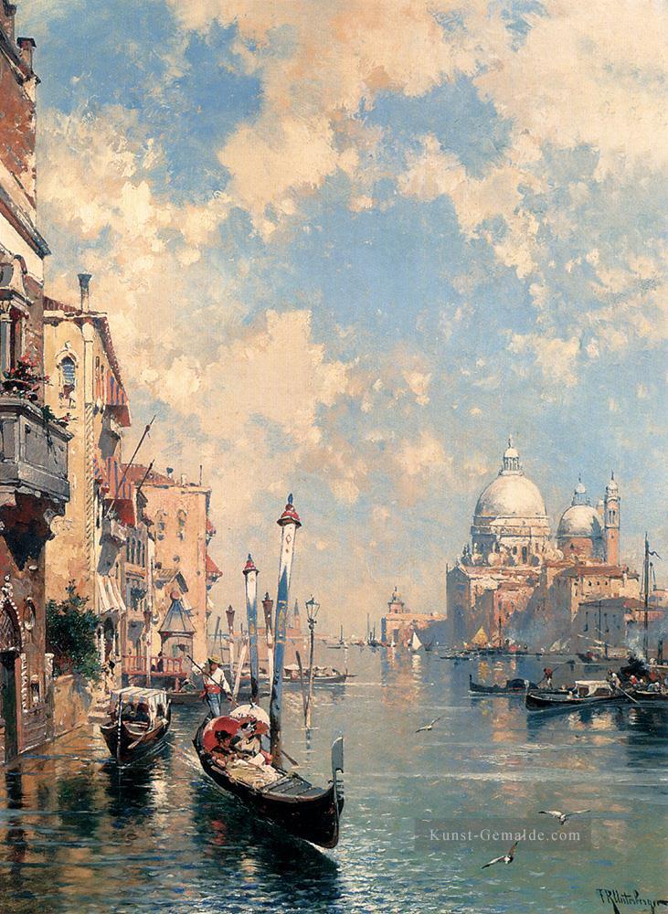 der Canal Grande Franz Richard Unterberger Venedig Ölgemälde